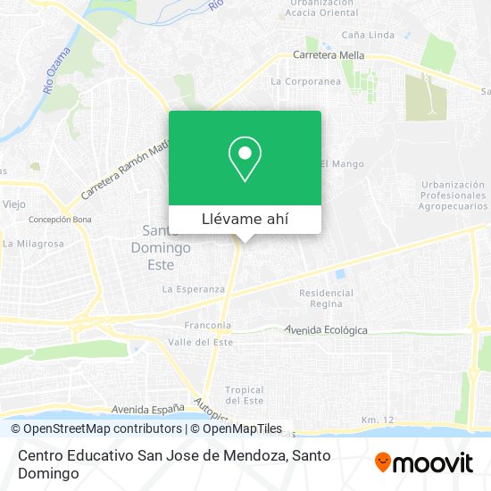 Mapa de Centro Educativo San Jose de Mendoza