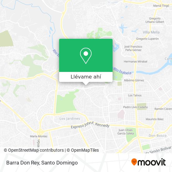 Mapa de Barra Don Rey