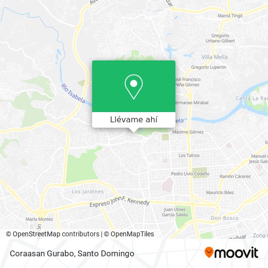 Mapa de Coraasan Gurabo