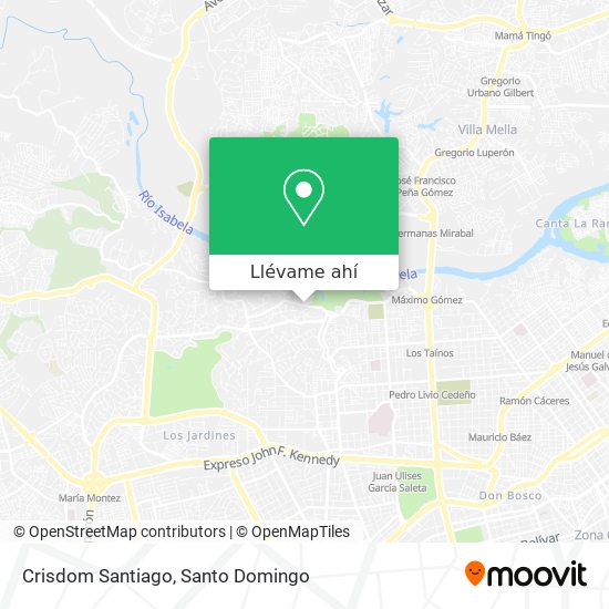 Mapa de Crisdom Santiago