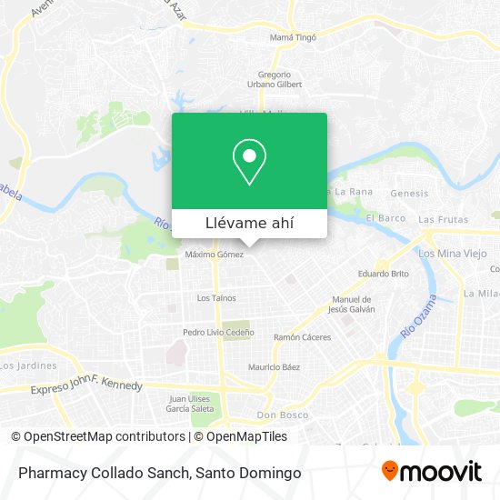 Mapa de Pharmacy Collado Sanch