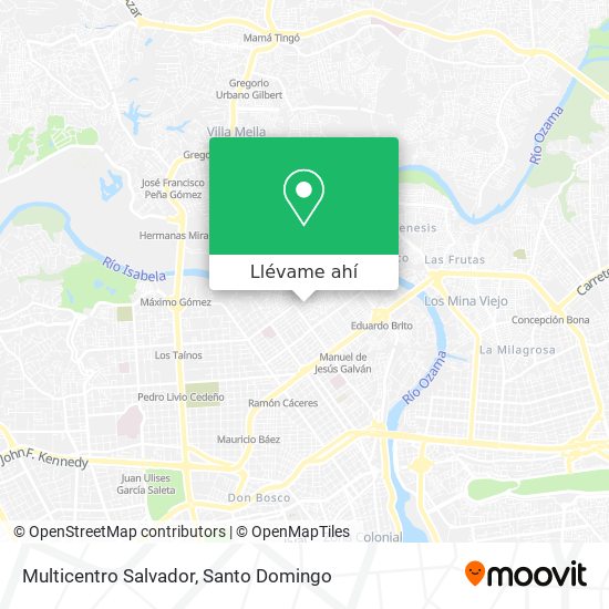 Mapa de Multicentro Salvador