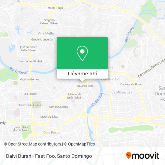 Mapa de Dalvi Duran - Fast Foo