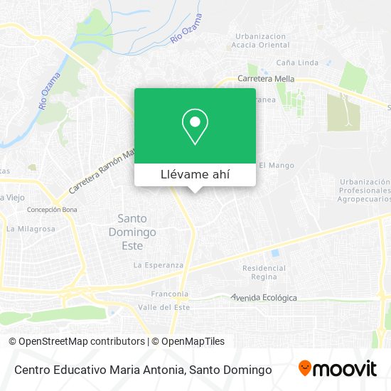 Mapa de Centro Educativo Maria Antonia