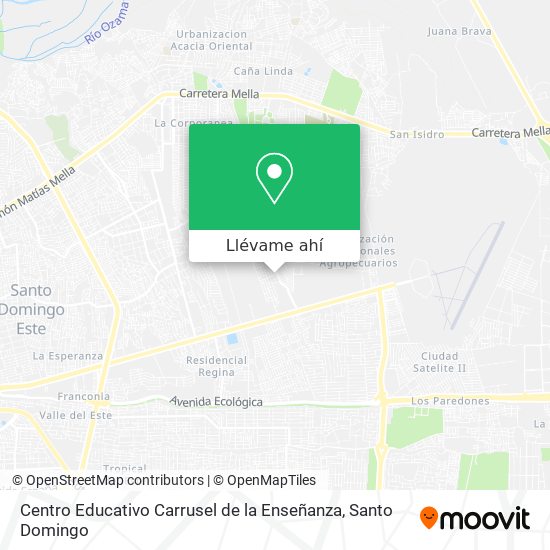 Mapa de Centro Educativo Carrusel de la Enseñanza