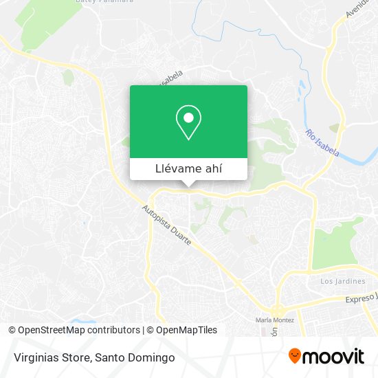 Mapa de Virginias Store