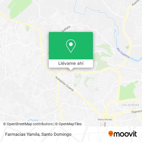 Mapa de Farmacias Yamila