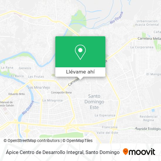 Mapa de Ápice Centro de Desarrollo Integral