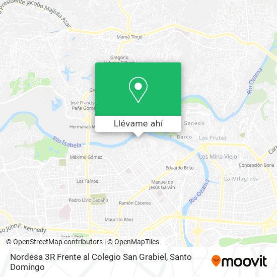 Mapa de Nordesa 3R Frente al Colegio San Grabiel