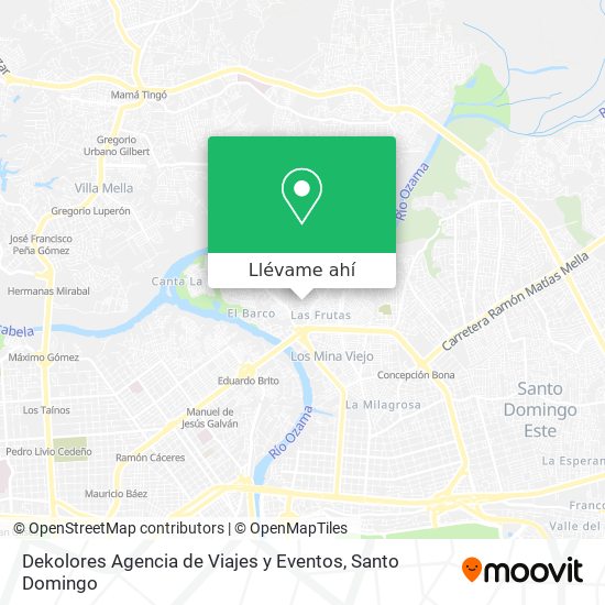 Mapa de Dekolores Agencia de Viajes y Eventos