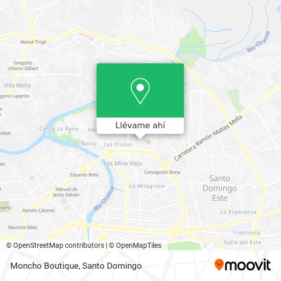 Mapa de Moncho Boutique