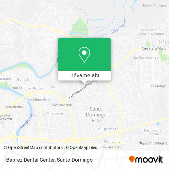 Mapa de Baprez Dental Center