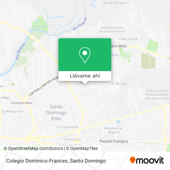 Mapa de Colegio Dominico-Frances