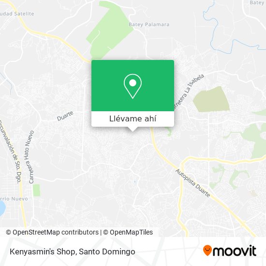Mapa de Kenyasmin's Shop