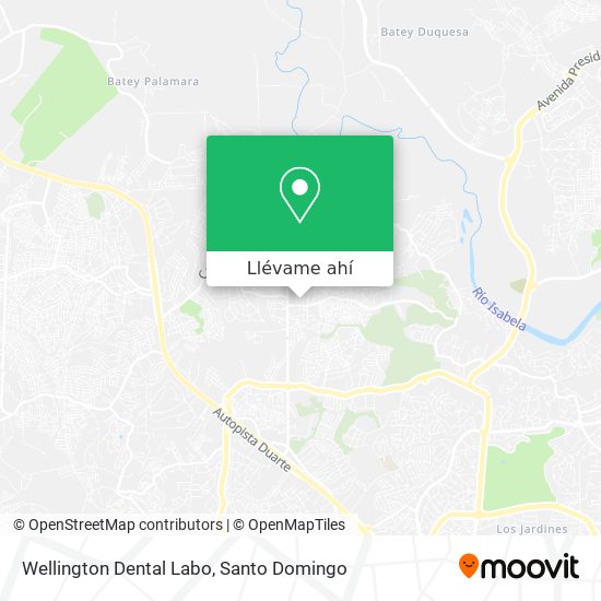 Mapa de Wellington Dental Labo
