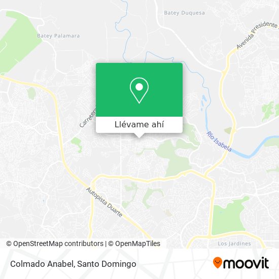 Mapa de Colmado Anabel