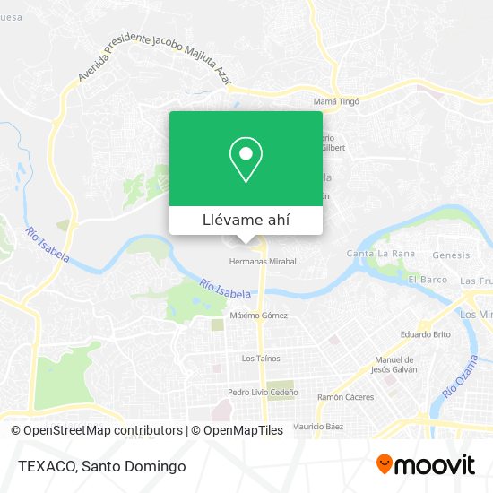 Mapa de TEXACO