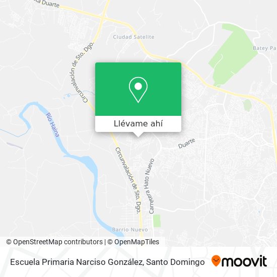 Mapa de Escuela Primaria Narciso González