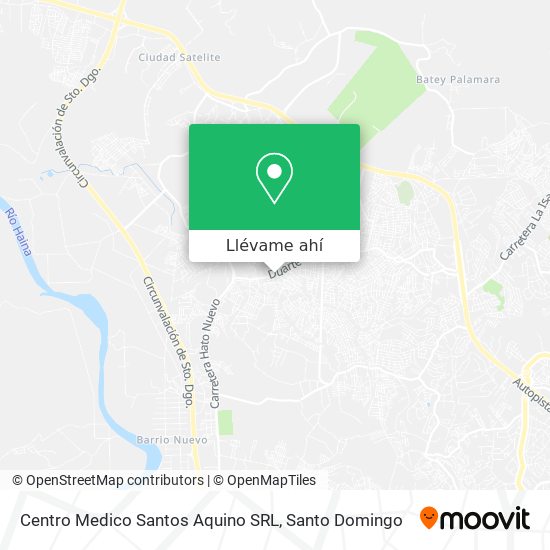 Mapa de Centro Medico Santos Aquino SRL
