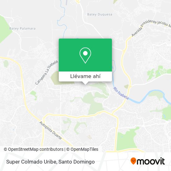 Mapa de Super Colmado Uribe