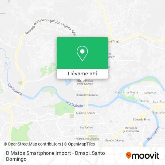 Mapa de D Matos Smartphone Import - Dmspi