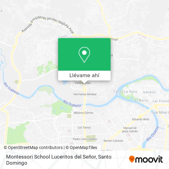 Mapa de Montessori School Luceritos del Señor
