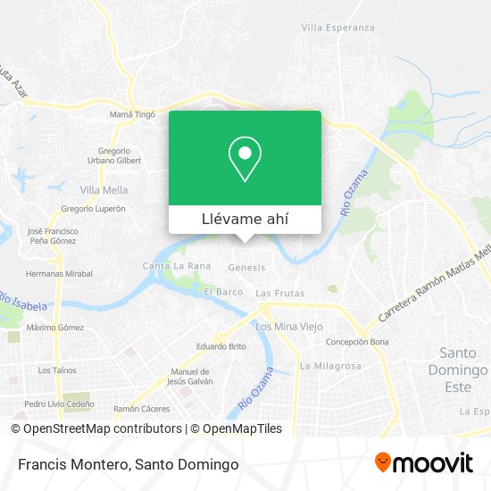 Mapa de Francis Montero