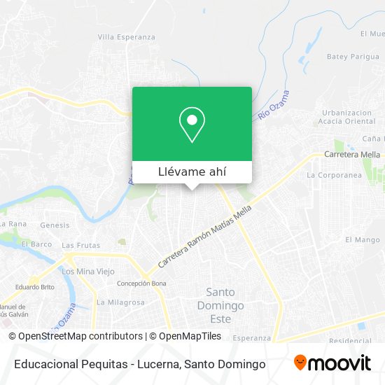 Mapa de Educacional Pequitas - Lucerna