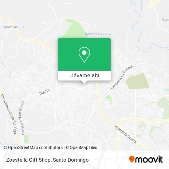 Mapa de Zoestella Gift Shop