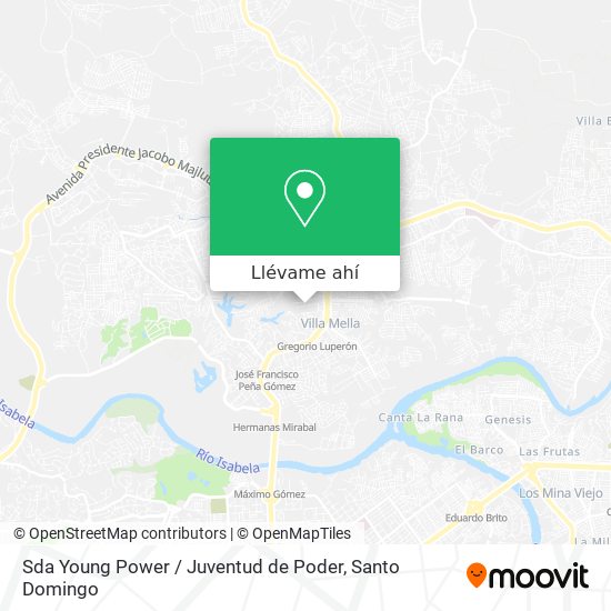 Mapa de Sda Young Power / Juventud de Poder