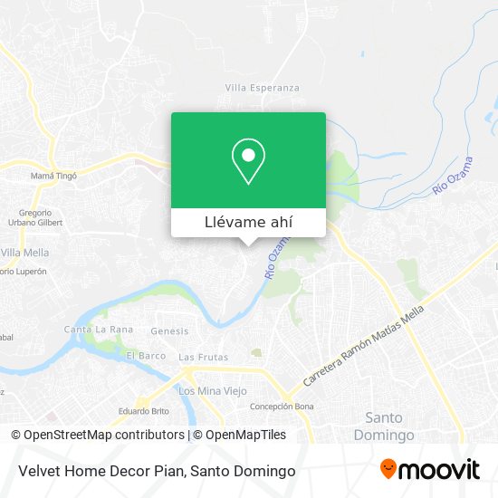 Mapa de Velvet Home Decor Pian