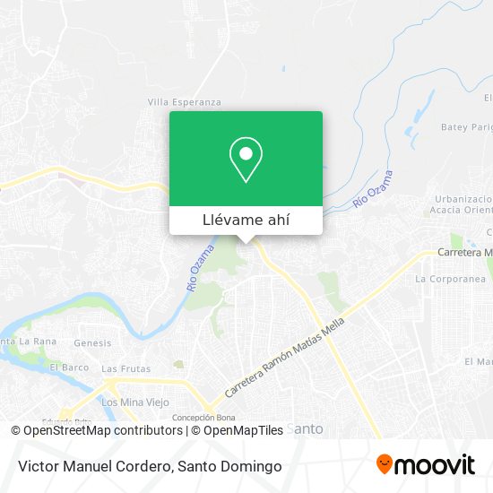 Mapa de Victor Manuel Cordero