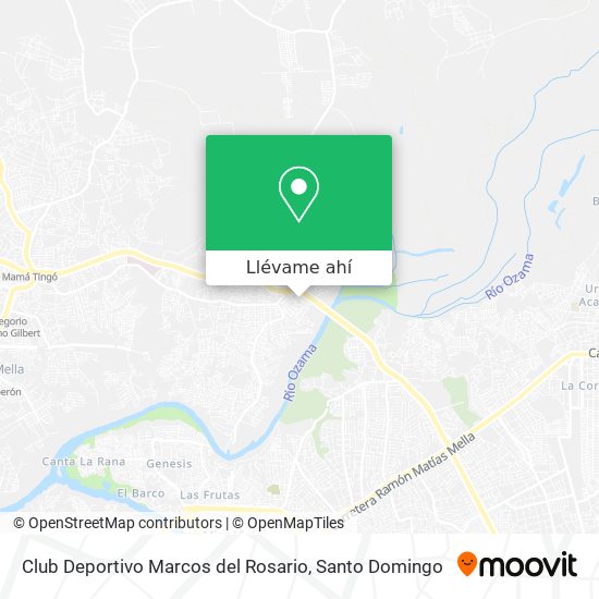 Mapa de Club Deportivo Marcos del Rosario