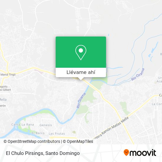 Mapa de El Chulo Pirsings