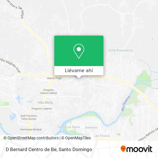 Mapa de D Bernard Centro de Be