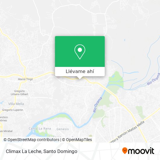 Mapa de Climax La Leche