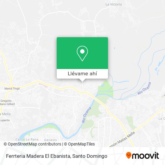 Mapa de Ferrteria Madera El Ebanista