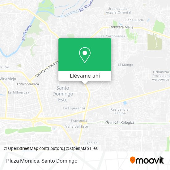 Mapa de Plaza Moraica