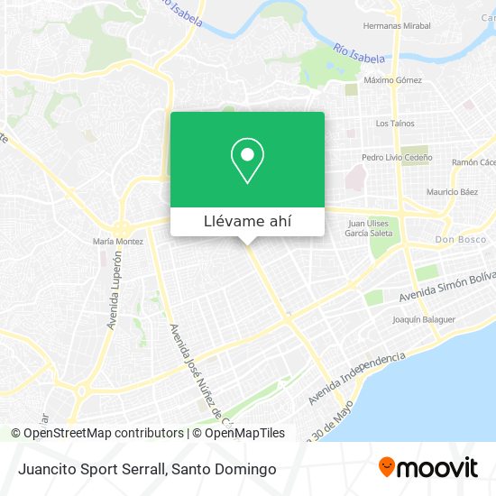Mapa de Juancito Sport Serrall