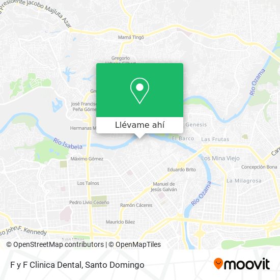 Mapa de F y F Clinica Dental