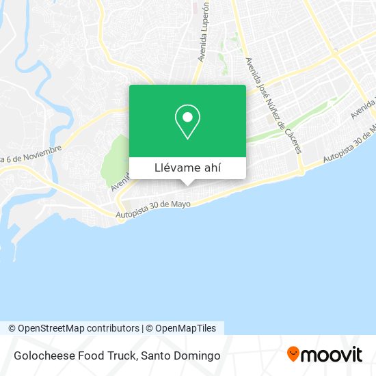 Mapa de Golocheese Food Truck