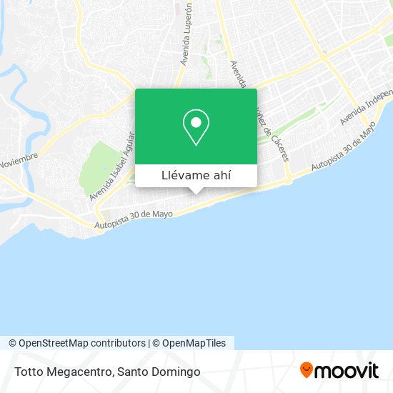 Mapa de Totto Megacentro