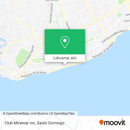 Mapa de Club Miramar Inc