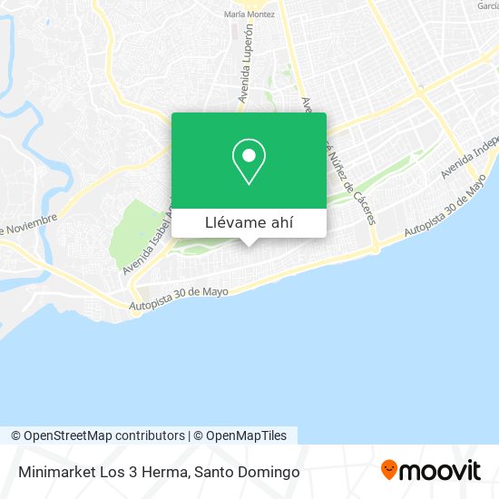 Mapa de Minimarket Los 3 Herma