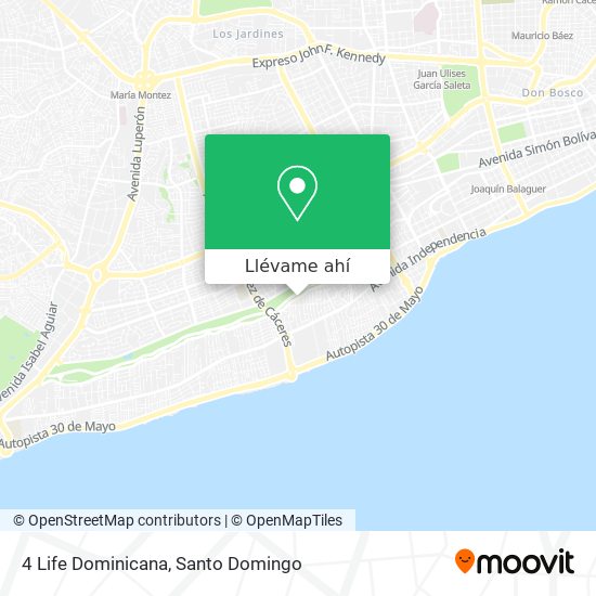Mapa de 4 Life Dominicana