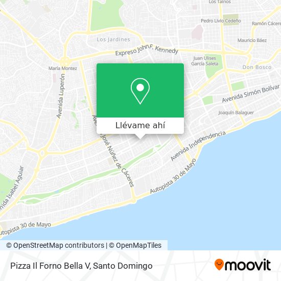 Mapa de Pizza Il Forno Bella V