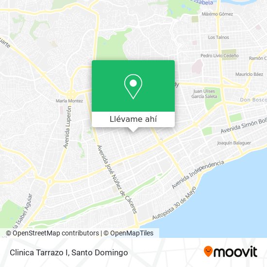 Mapa de Clinica Tarrazo I