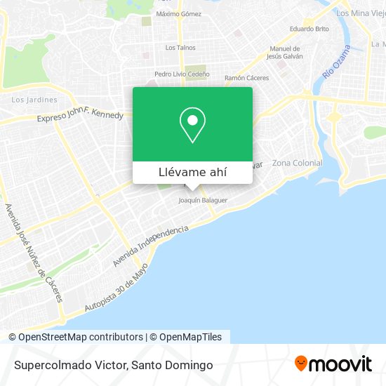 Mapa de Supercolmado Victor