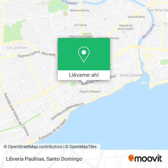 Mapa de Libreria Paulinas