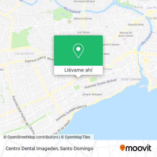 Mapa de Centro Dental Imageden